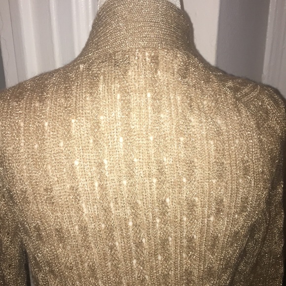 Banana Republic lurex cable knit cardigan - Picture 4 of 4